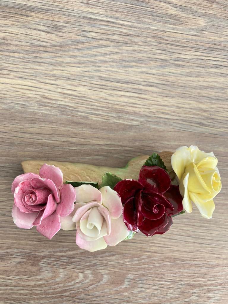 Antieke Bloem boeket rozen Royal Adderley Floral England, Ophalen of Verzenden