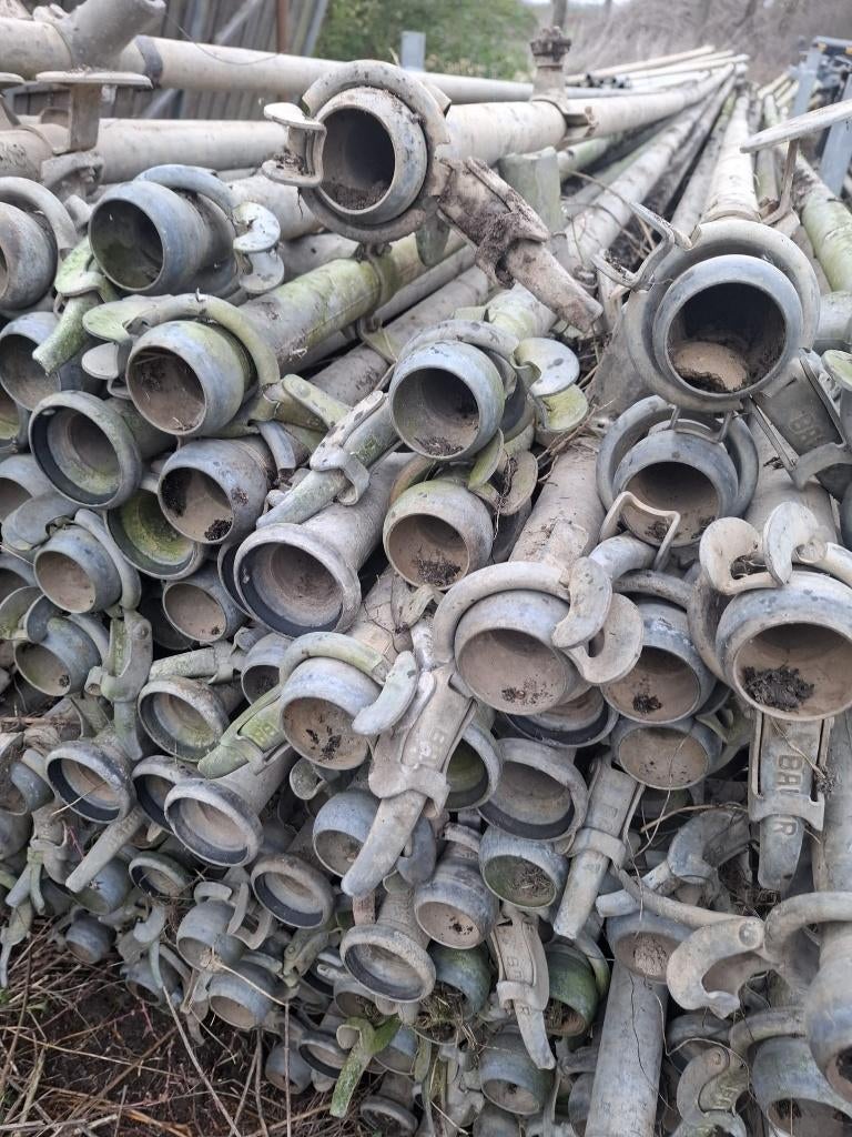 Beregening buizen Bauer, Ophalen, Serretuinbouw, Beregening en Drainage