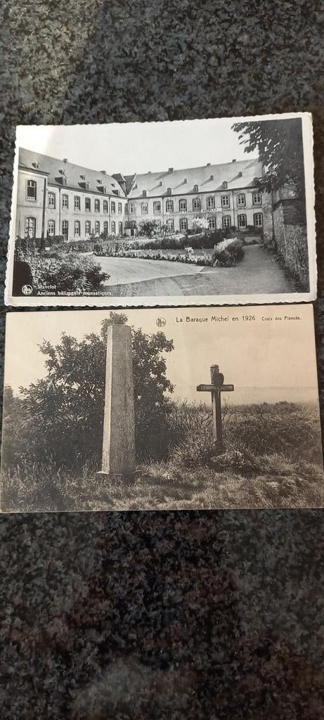 Anciennes cartes postales. Stavelot et Baraque Michel, Collections, Enlèvement ou Envoi, Affranchie