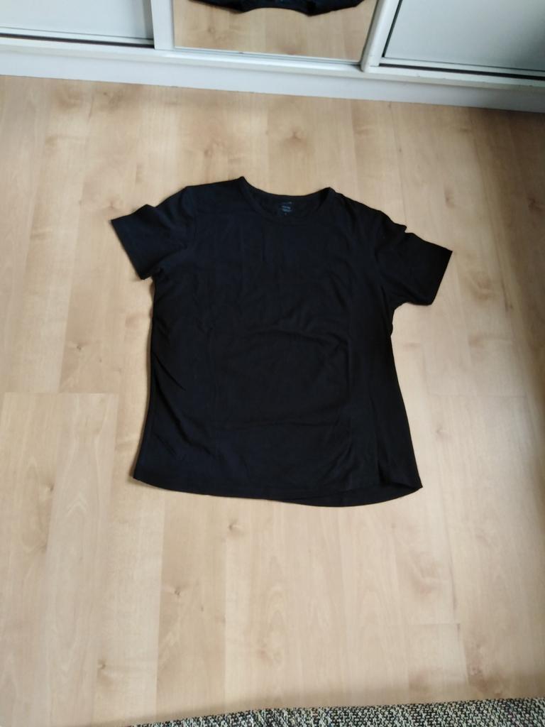 Zwart T-shirt Hema, Kleding | Dames, Zwart, Maat 42/44 (L), Ophalen of Verzenden, Zo goed als nieuw