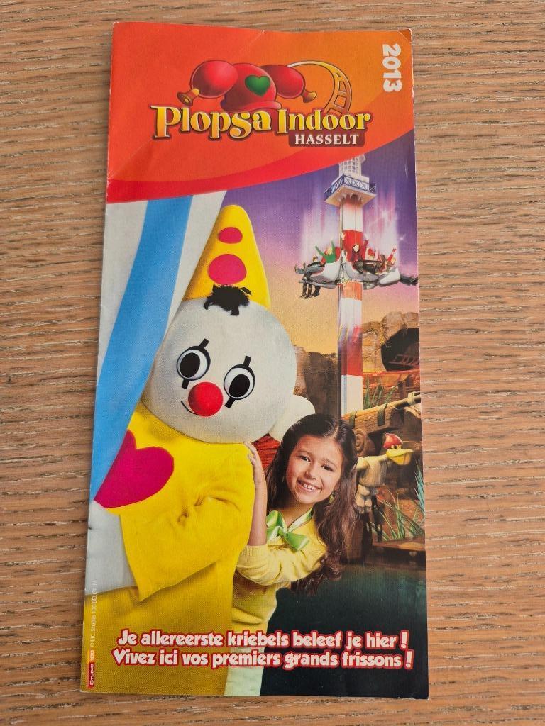 Folder Plopsa Indoor Hasselt 2013, Ophalen of Verzenden, Zo goed als nieuw