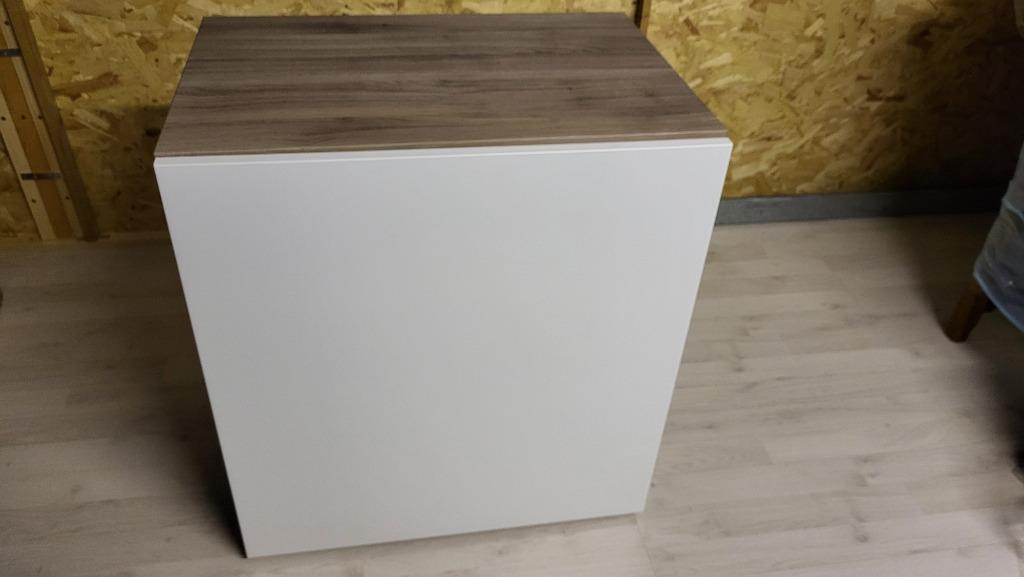 Meuble laqué blanc à suspendre neuf, 25 à 50 cm, Moins de 100 cm, Comme neuf, Enlèvement