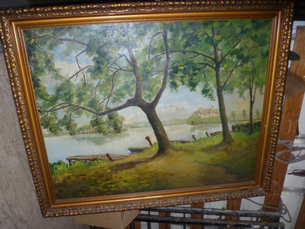 GROOTTE SCHILDERIJ OP DOEK, Ophalen