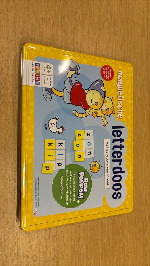 Magnetische letterdoos, Kinderen en Baby's, Ophalen, Zo goed als nieuw