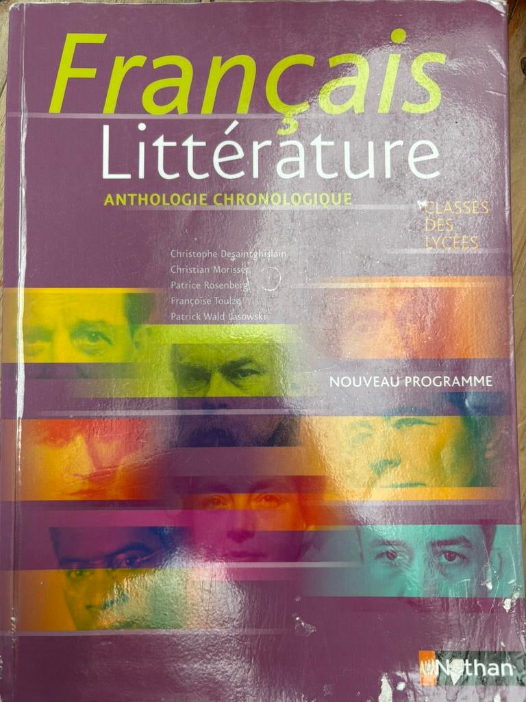 Français littérature (Nathan), Enlèvement, Comme neuf