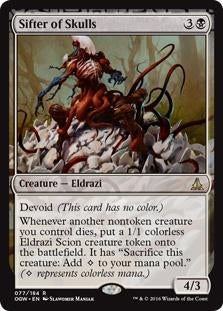 Sifter of Skulls - OGW - MTG - NM OF ZO GOED ALS, Ophalen of Verzenden