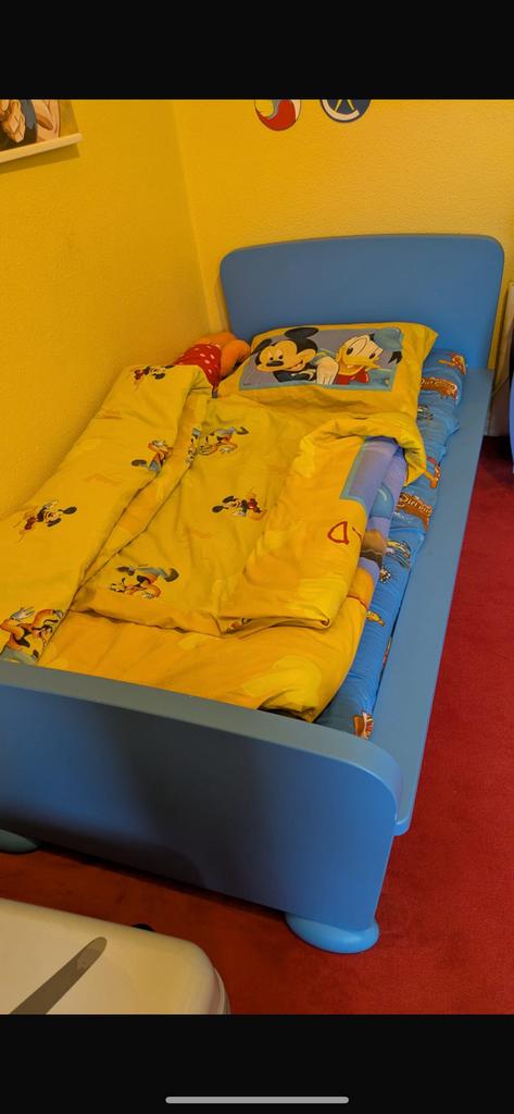 Kinderbed, Ophalen, 85 tot 100 cm, Gebruikt, Lattenbodem