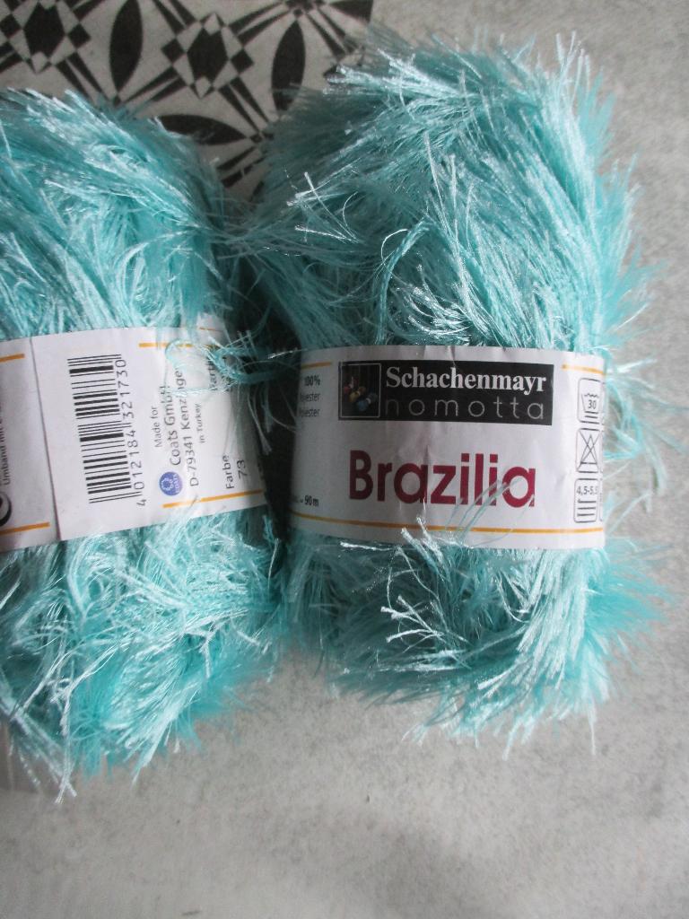 wol brazilia lichtblauw 50 gram, Ophalen of Verzenden, Nieuw, Breien, Wol of Garen