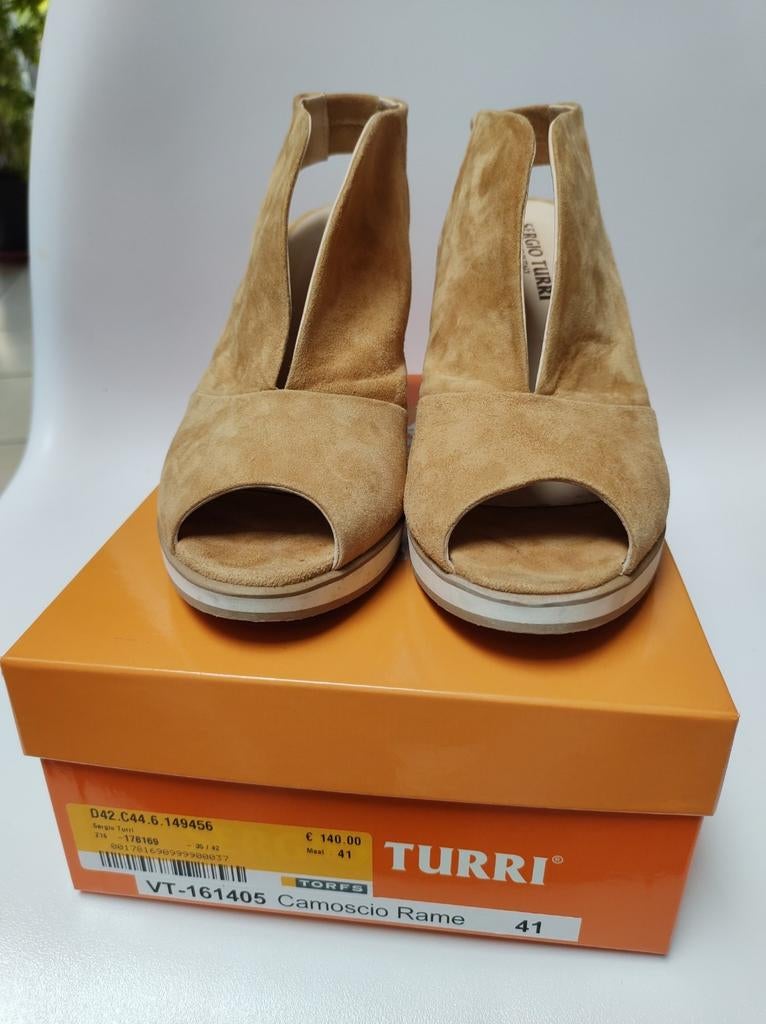 Beige schoenen Sergio Turri maat 41, Kleding | Dames, Sergio tutti, Beige, Ophalen of Verzenden, Zo goed als nieuw