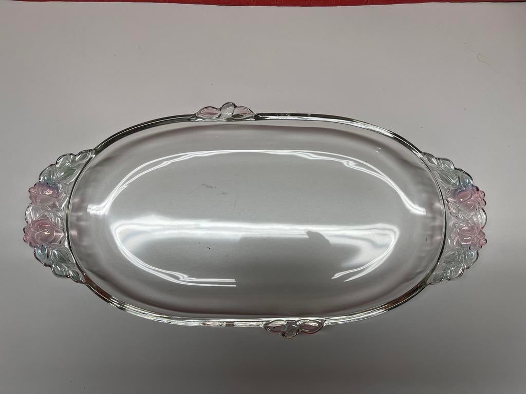 Glazen schaal in original Walther glas, Verzamelen, Ophalen