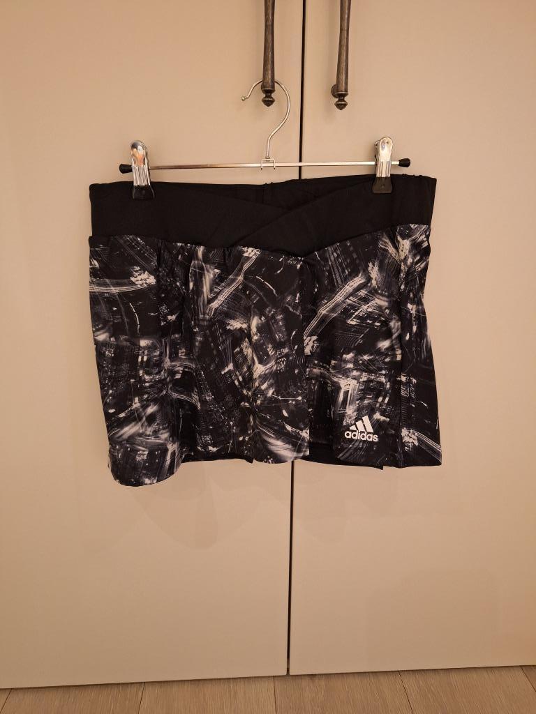 Tenniskleding, rokje, Adidas (Climalite), maat S, zwart+wit, Adidas, Zwart, Nieuw, Ophalen of Verzenden