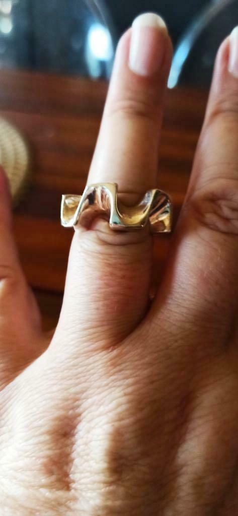 Bague en argent art déco, Enlèvement ou Envoi, Comme neuf, Argent, Argent