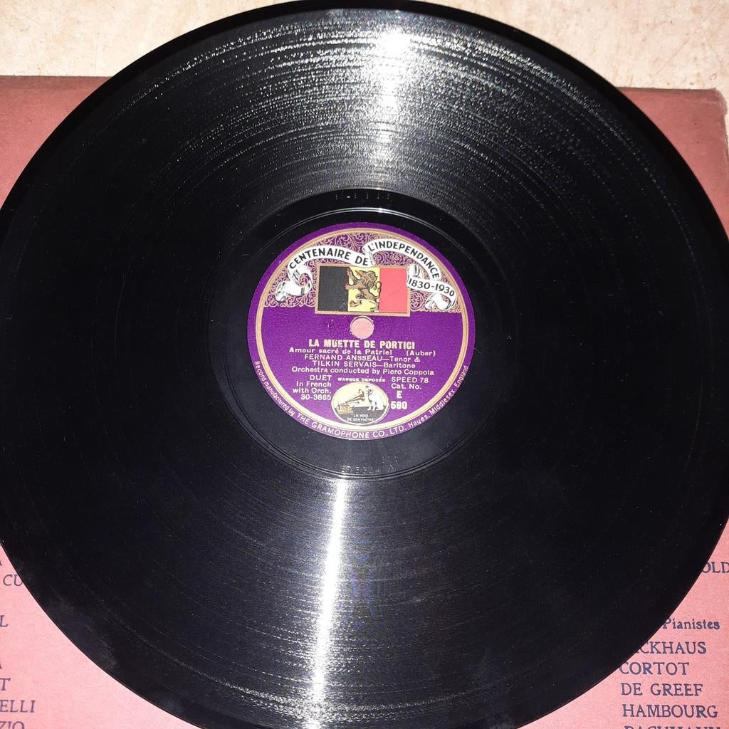 LP (« plaque de pierre ») pour phonographe. C'est rare !, Enlèvement ou Envoi