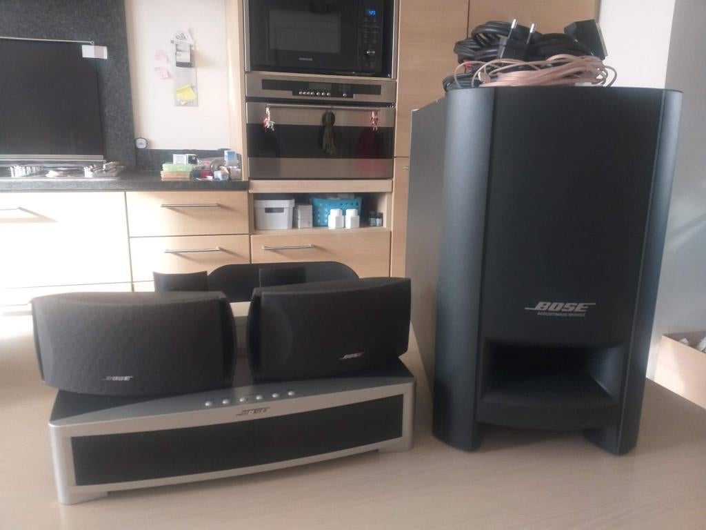 Bose home cinema 3-2-1 series 2, Audio, Tv en Foto, Home Cinema-sets, Gebruikt, 2.1-systeem, 70 watt of meer, Dvd-speler