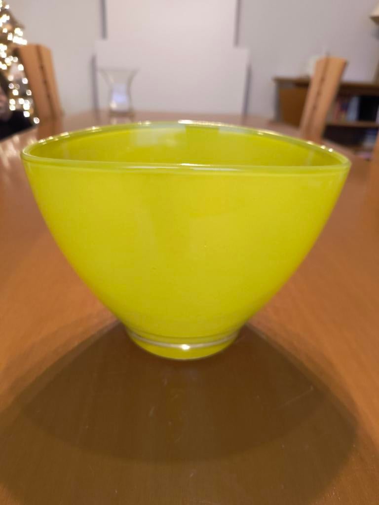 Vase vert à mi-hauteur, Maison & Meubles, Enlèvement ou Envoi, Verre