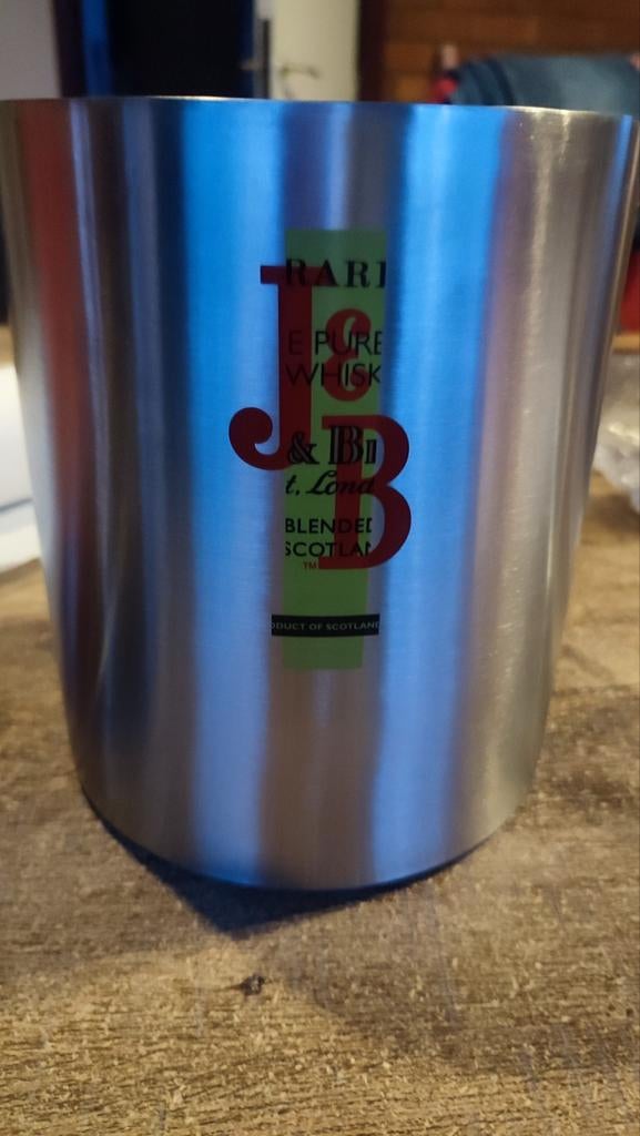 Zeer mooie grote J&B ijsemmer nieuw uit de doos, Nieuw