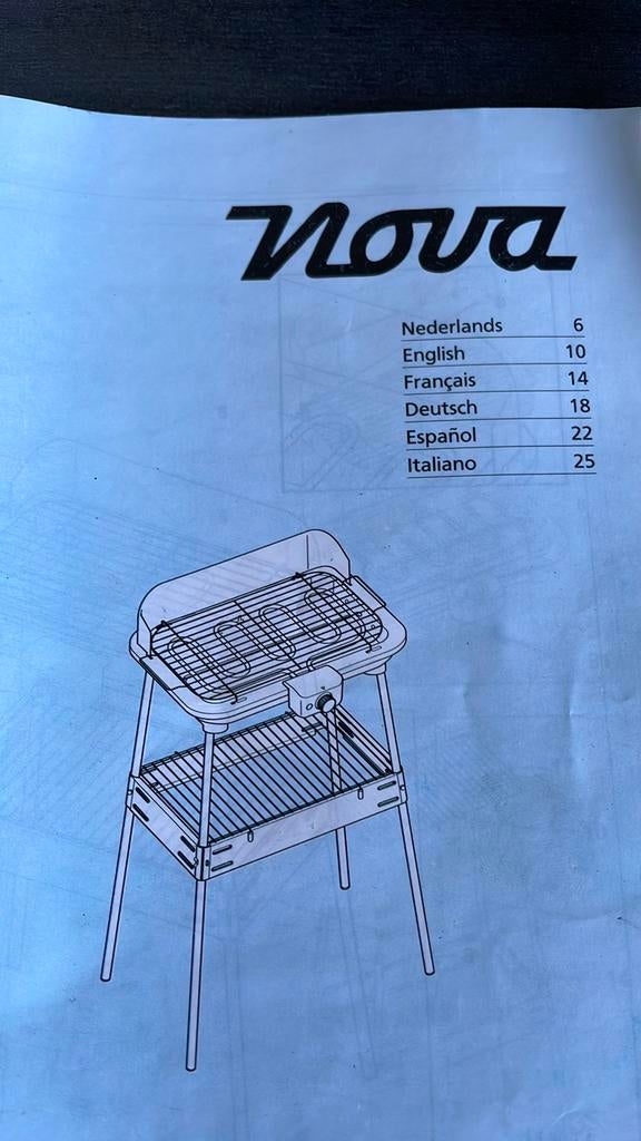 Nova elektrische BBQ, Ophalen of Verzenden, Nieuw, Nova