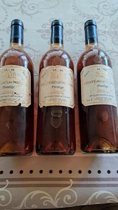3 bt château les meritz prestige 1994, Ophalen of Verzenden, Zo goed als nieuw