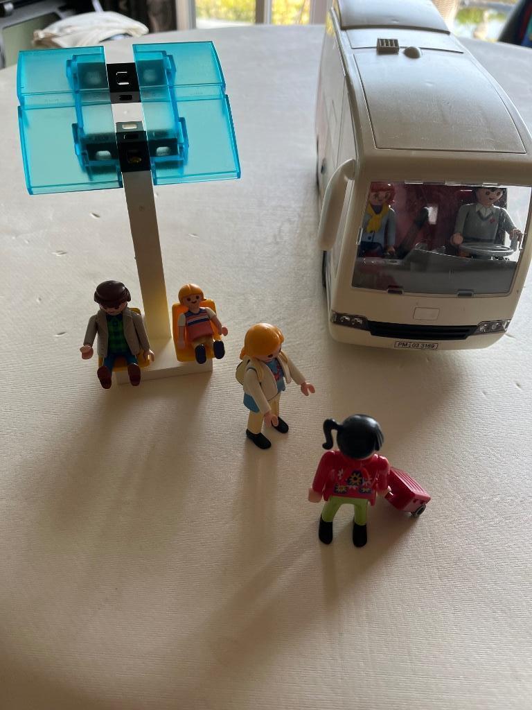 playmobil bus, Ophalen, Gebruikt, Complete set