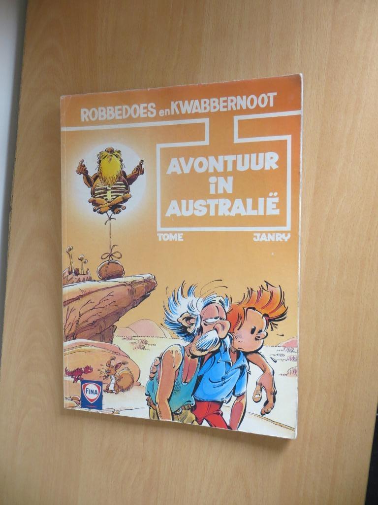 Strip : Robbedoes en Kwabbernoot - avontuur in Australie, Eén stripboek, Ophalen of Verzenden, Gelezen