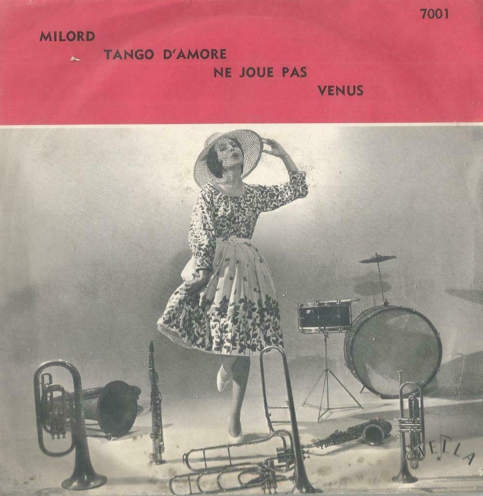 Horace Hormilez – Milord / Jacques Delrive – Tango d’amore +, Gebruikt, 7 inch, Ophalen of Verzenden, Pop