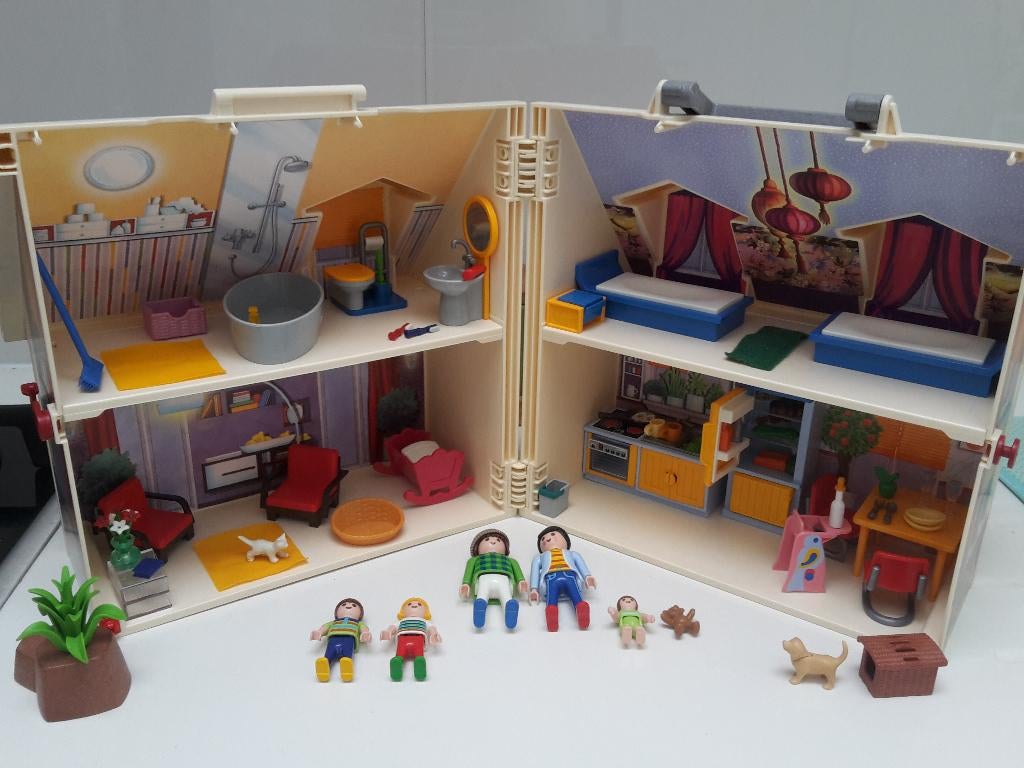 Groot Playmobil huis met toebehoren, 5167, 65 onderdelen, Kinderen en Baby's, Ophalen of Verzenden, Zo goed als nieuw, Complete set