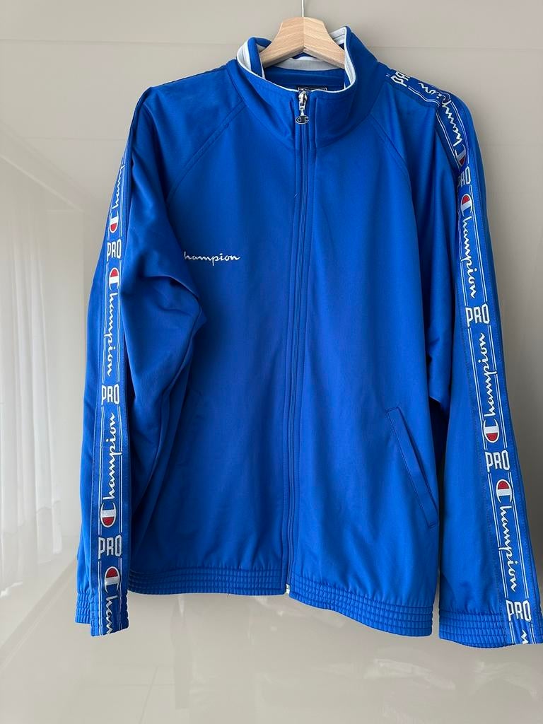 Veste d'entraînement Champion en parfait état, Football, Enlèvement ou Envoi, Champion, Bleu