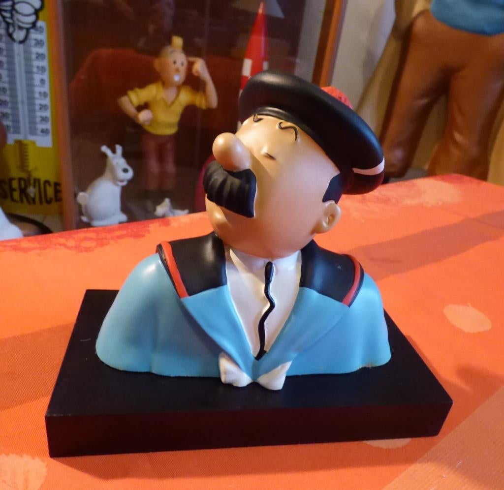 Buste Dupondt marin Leblon Delienne 1988, Enlèvement ou Envoi, Tintin, Comme neuf, Statue ou Figurine
