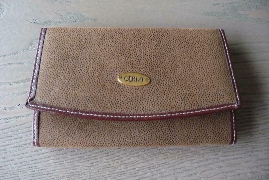 Portemonnee bruin Carlo nieuw, Handtassen en Accessoires, Ophalen of Verzenden, Nieuw, Bruin, Overige merken