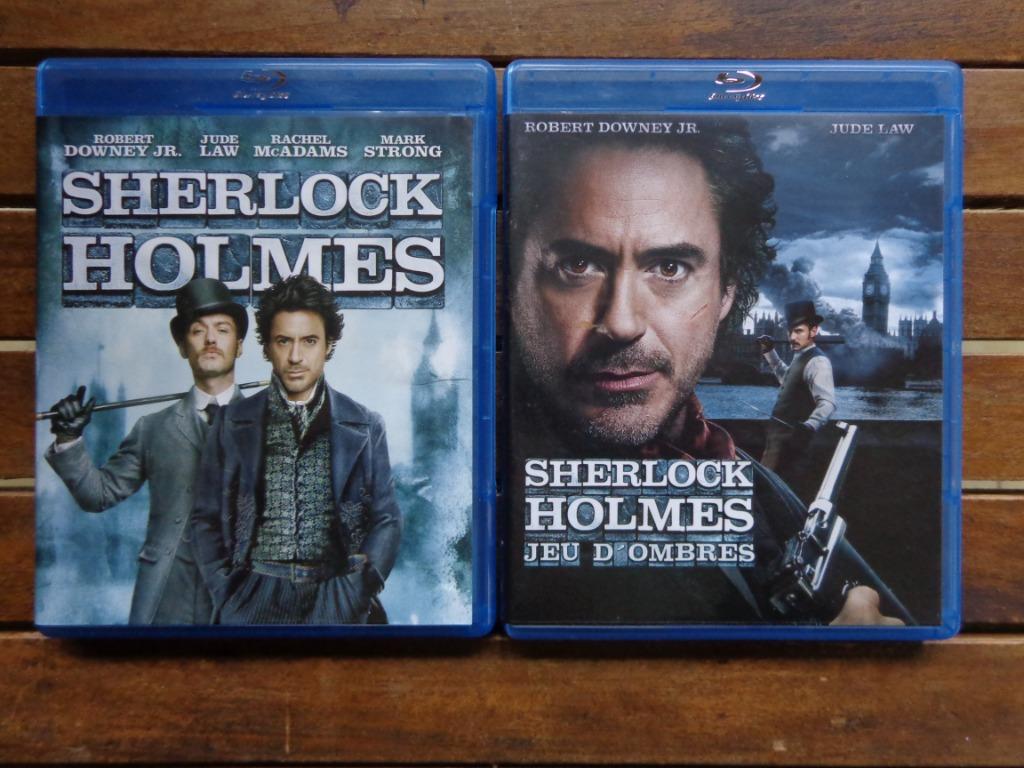 )))  Bluray Sherlock Holmes 1 & 2  //  Guy Ritchie  (((, Ophalen of Verzenden, Zo goed als nieuw, Thrillers en Misdaad