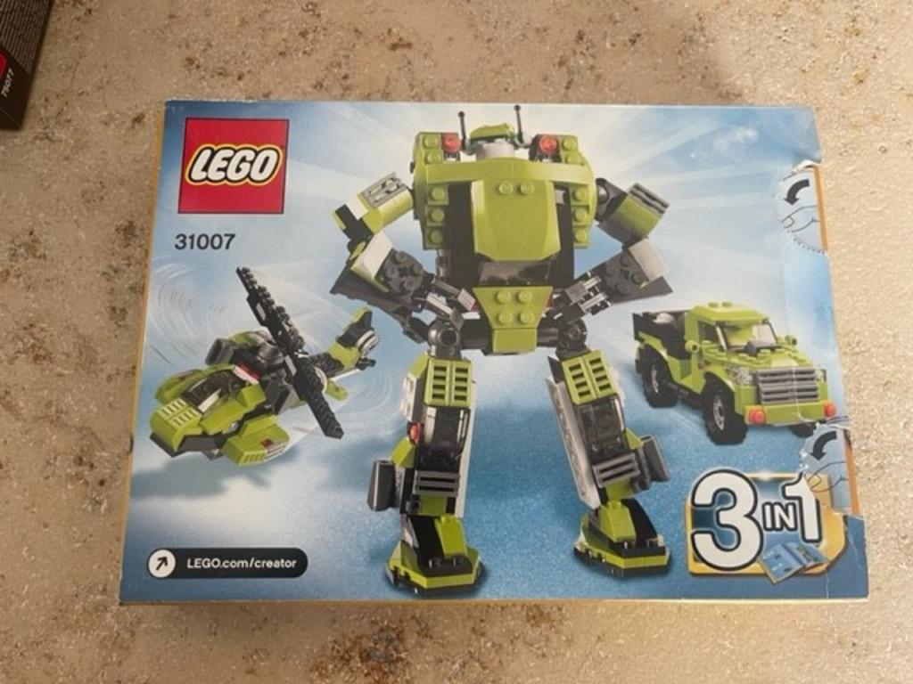 Lego Creator 3 in 1 robot, Enlèvement ou Envoi, Comme neuf, Ensemble complet, Lego