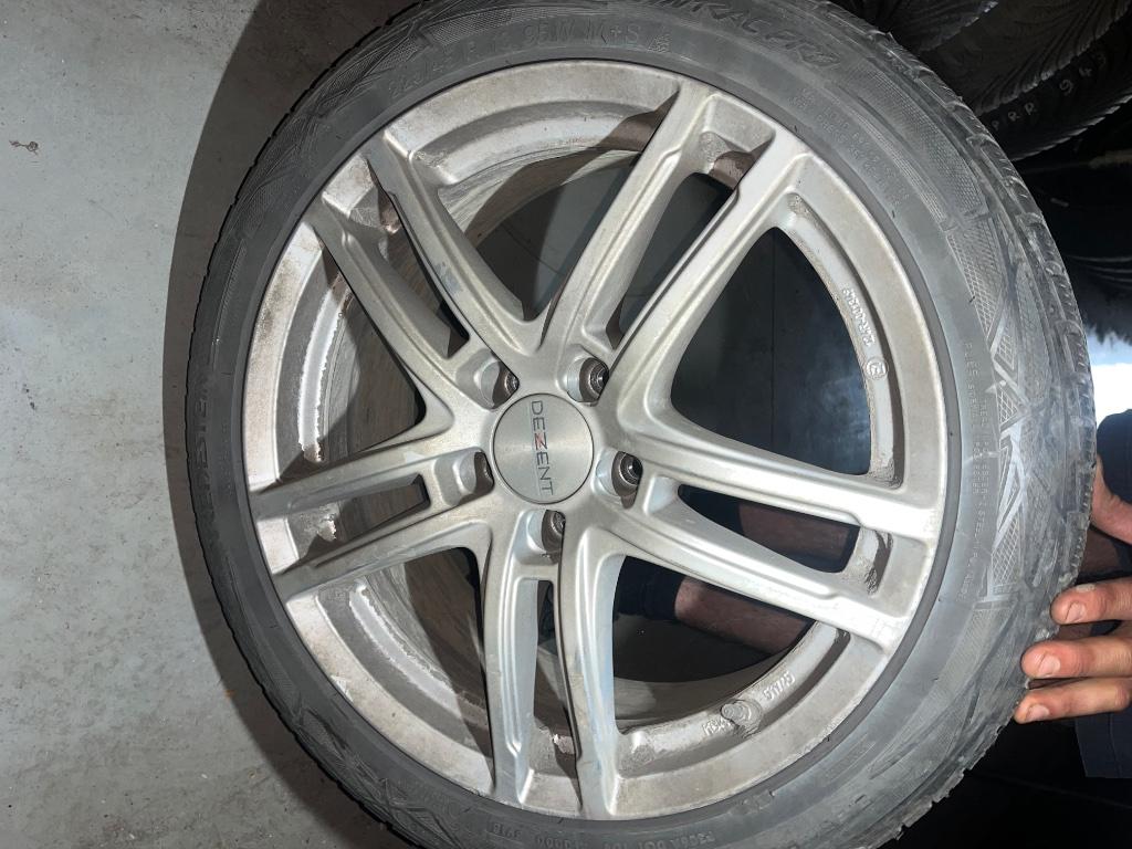 Winterbanden incl. velgen voor Mercedes C220d, Auto-onderdelen, Banden en Velgen, Ophalen, 18 inch, Velg(en), Winterbanden