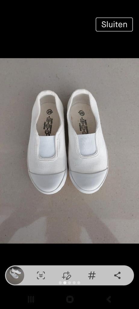 Turnpantoffels Turnschoenen  Maat 25, Sports & Fitness, Gymnastique, Enlèvement ou Envoi, Neuf, Chaussons de gymnastique