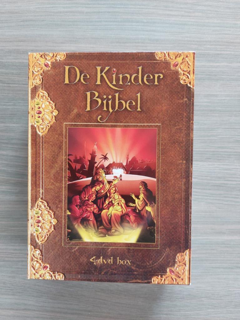 Dvdbox met 4 bijbelverhalen, Ophalen of Verzenden, Zo goed als nieuw