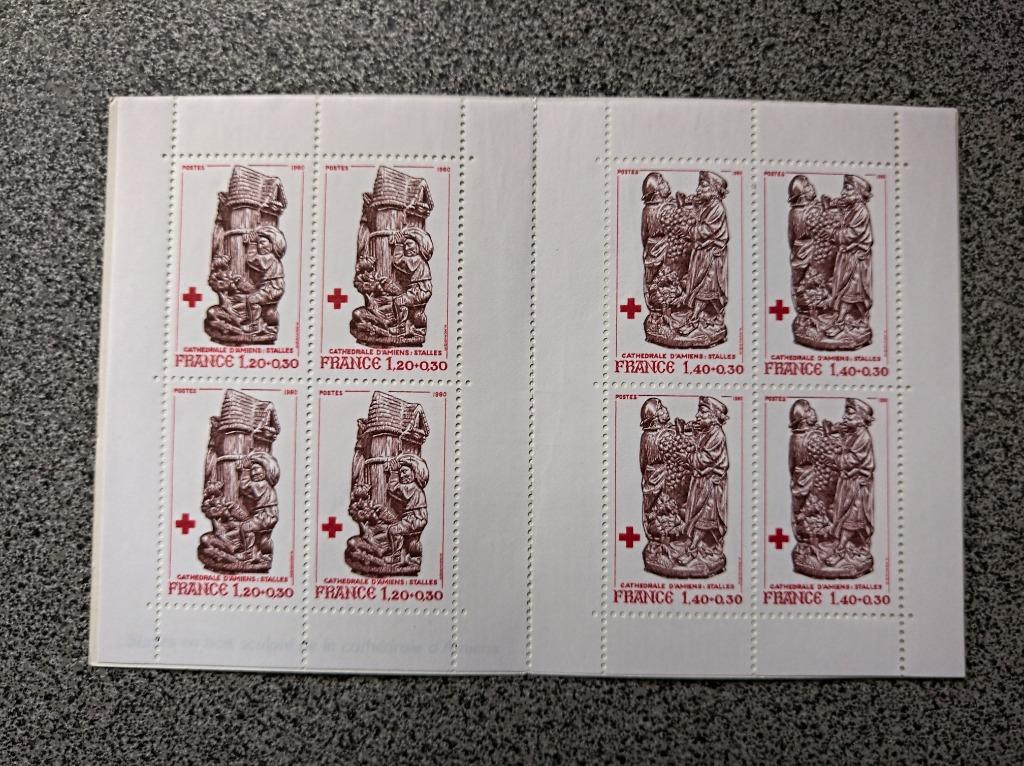 POSTZEGELS FRANKRIJK 1980 CROIX ROUGE TE KOOP AFGEPRIJSD, Enlèvement ou Envoi, Non oblitéré