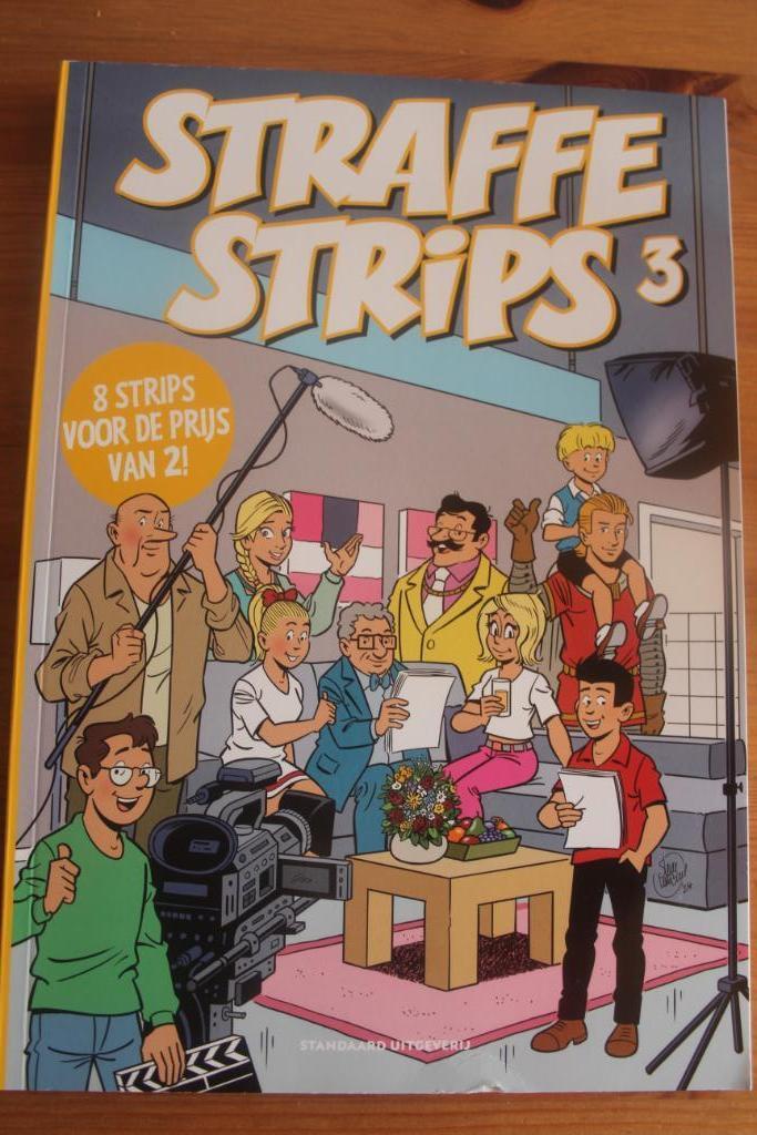 Straffe strips 3              8 strips in één strip!, Eén stripboek, Ophalen of Verzenden, Zo goed als nieuw