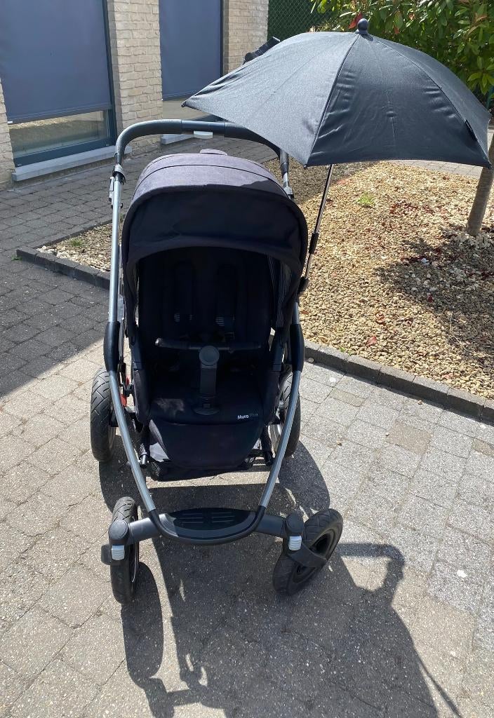 Kinderwagen Mura Plus + Maxi-cosi incl. toebehoren, Kinderen en Baby's, Kinderwagens en Combinaties, Gebruikt, Verstelbare duwstang