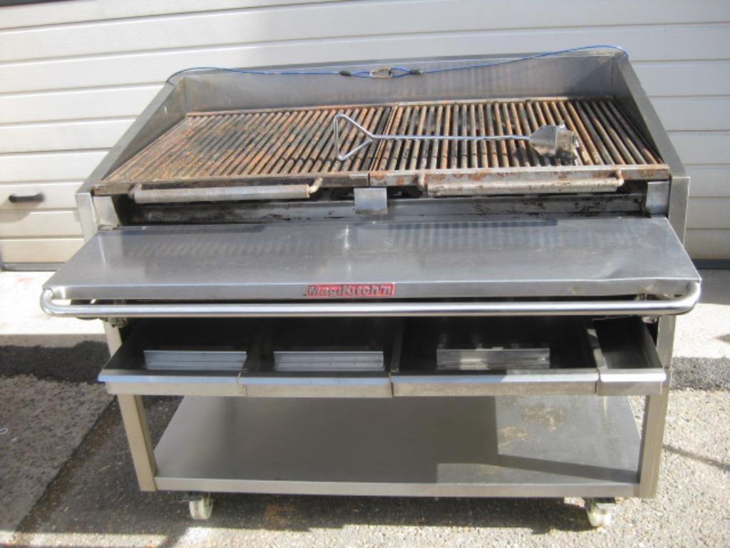 grill op gas in RVS uitvoering, Ophalen, Gebruikt, Fornuis, Frituur en Grillen