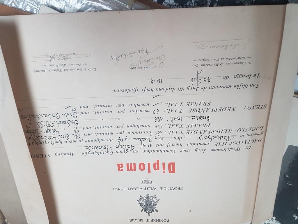 Diploma, Ophalen
