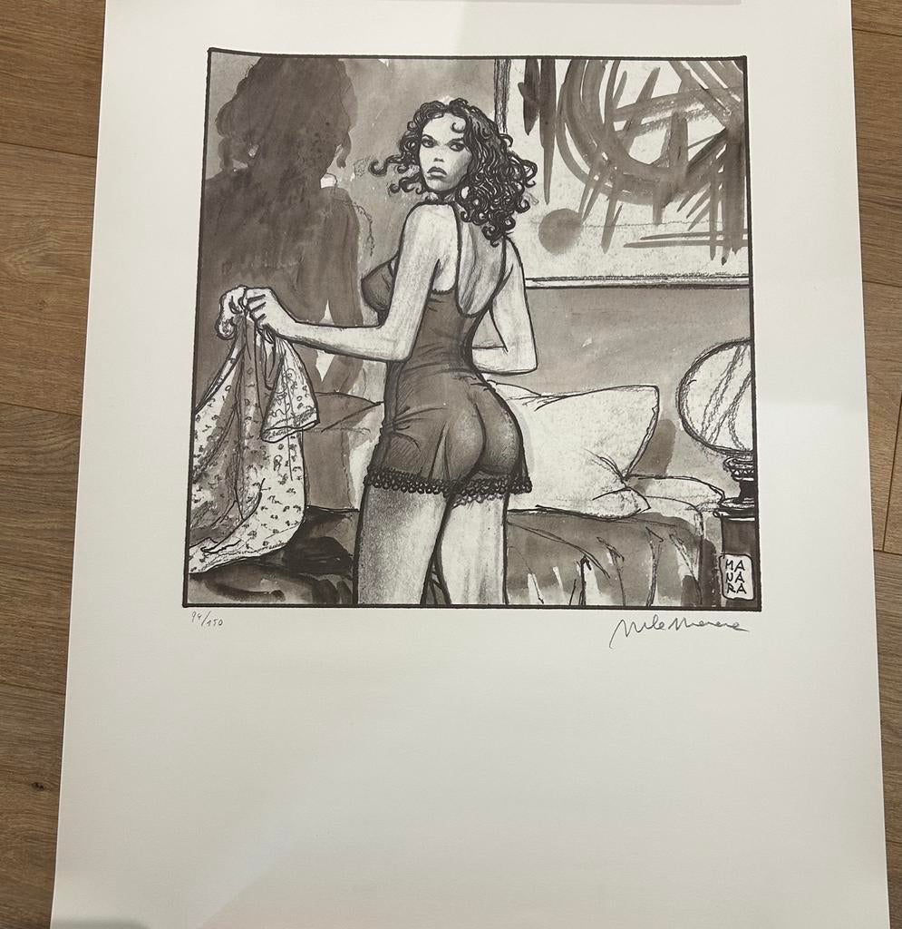 Manara luxe prent genummerd gesigneerd 1991, Verzamelen, Ophalen of Verzenden, Nieuw
