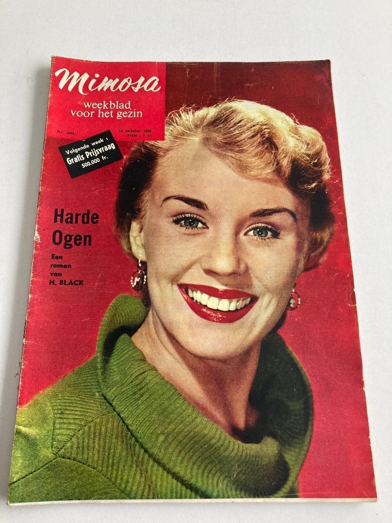 MIMOSA nr 1204 1959 : Martini, Philips, Ciney, Banania,, Verzamelen, Ophalen of Verzenden, 1940 tot 1960, Tijdschrift