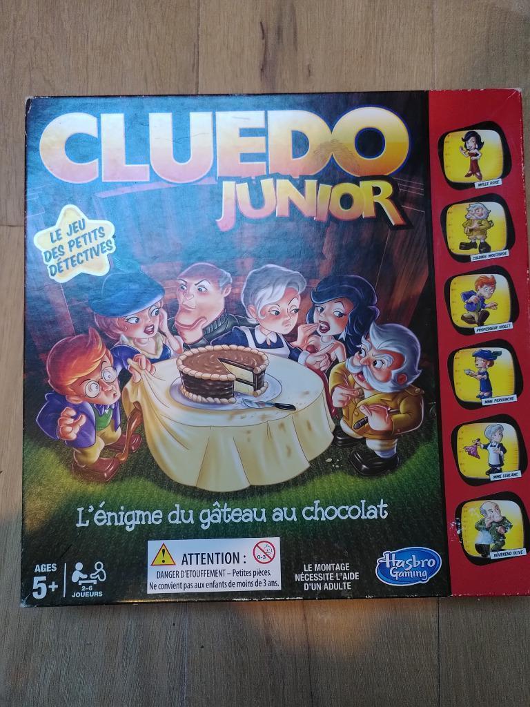 Cluedo Junior, Trois ou quatre joueurs, Enlèvement, Comme neuf, Hasbro