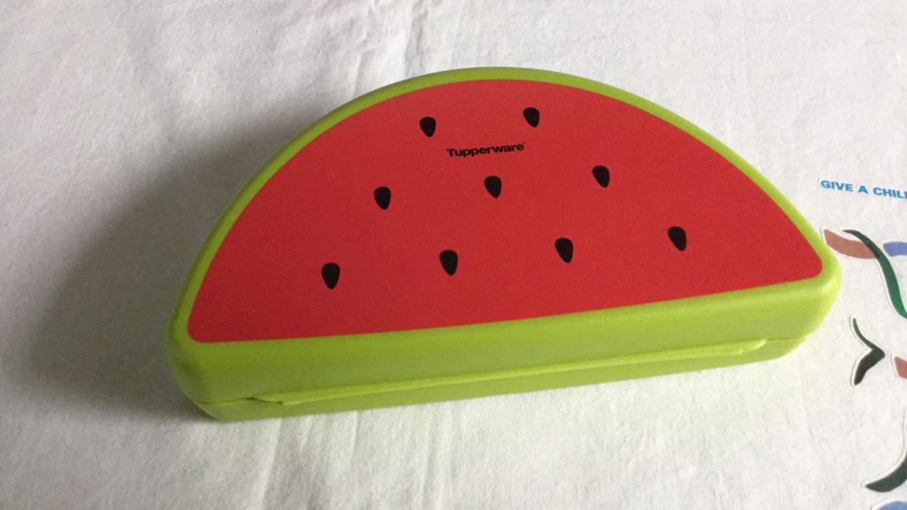 Tupperware meloen doosje, Ophalen of Verzenden