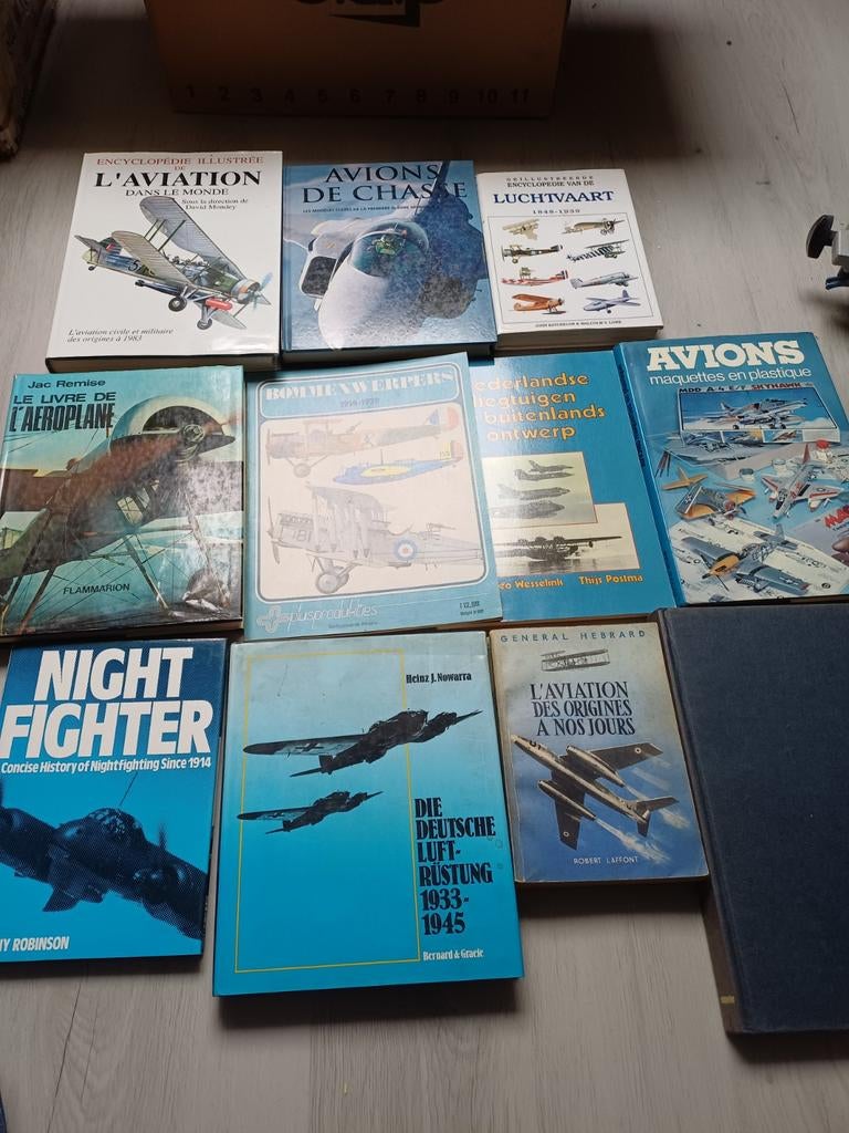 Lot de livres, avions et modélisme., Livres, Enlèvement ou Envoi
