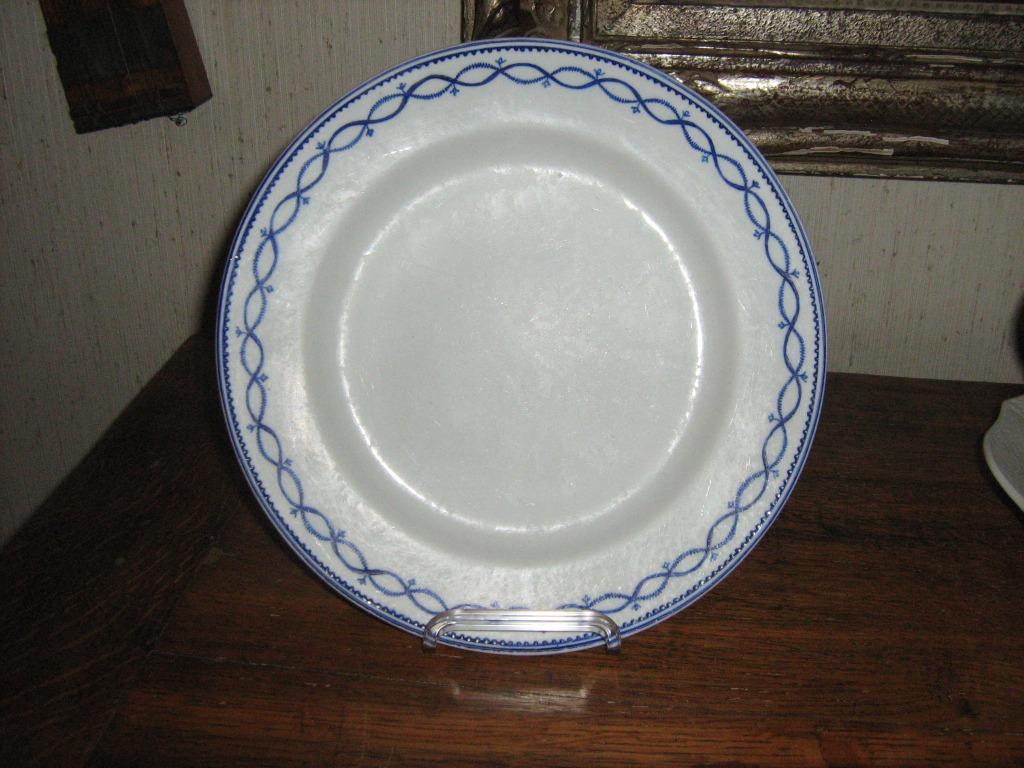 1 assiette plate en porcelaine de Tournai, Ophalen of Verzenden