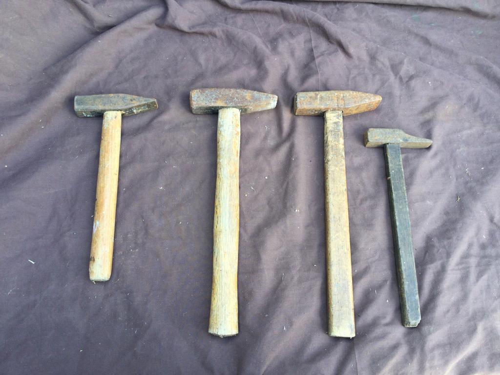 4 hamers. Samen voor 16 euro., Antiek en Kunst, Antiek | Gereedschap en Instrumenten, Ophalen of Verzenden