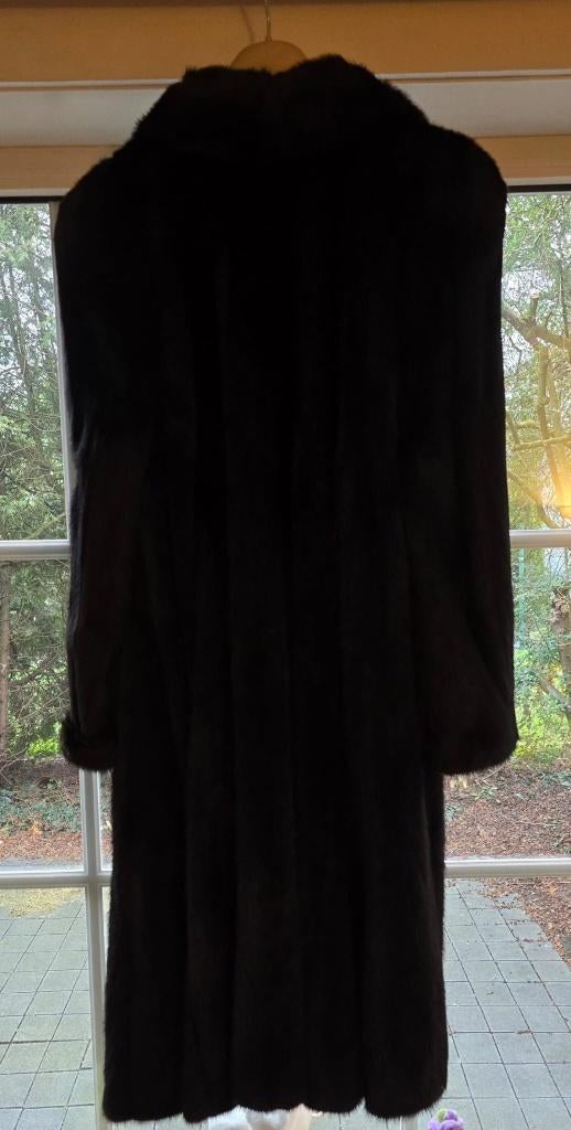 Zwarte bontjas, Kleding | Dames, Ophalen, Autre, Zwart, Maat 42/44 (L)