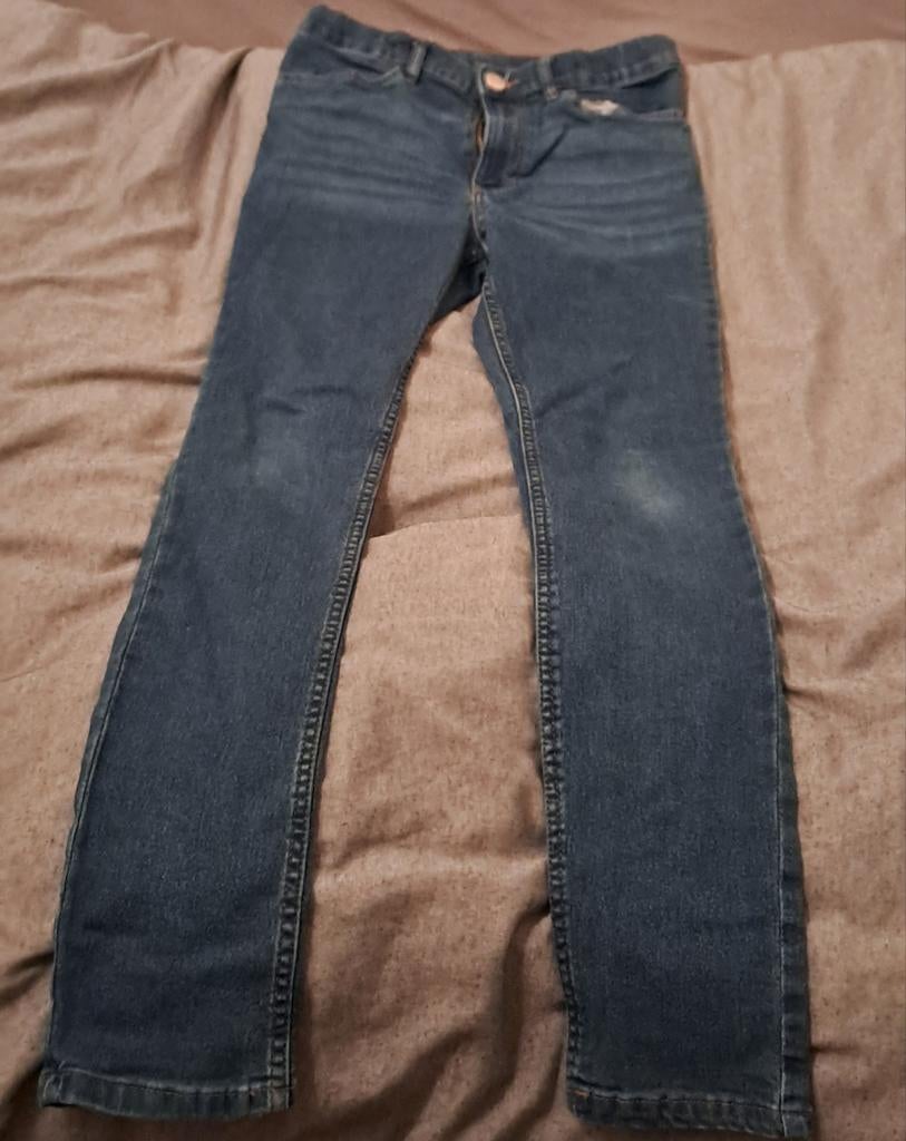 ●  Jeansbroek ( Maat 164), Kinderen en Baby's, Kinderkleding | Maat 164, Broek, H&M, Ophalen of Verzenden, Zo goed als nieuw