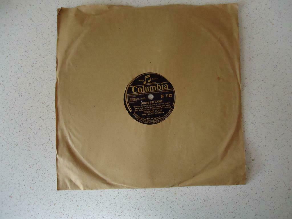 78 Toeren / LP "Georges Ulmer" Un Monsieur Attendait / Nuits, Enlèvement ou Envoi, Utilisé, 10 pouces