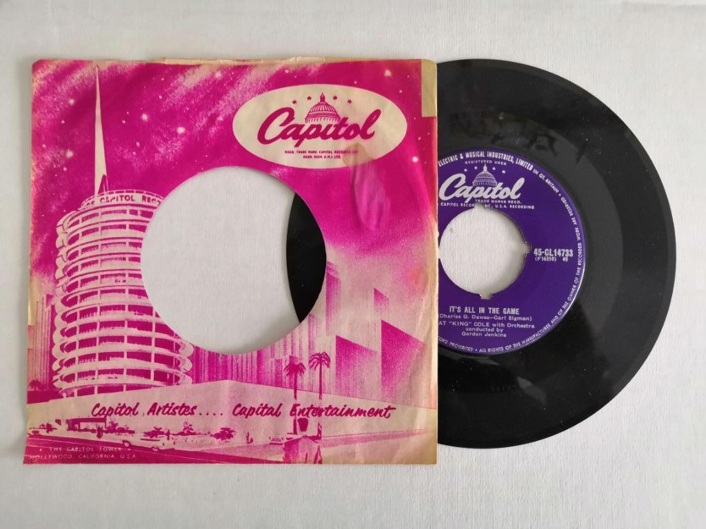 NAT "KING" COLE - It's all in the game (45t), Enlèvement ou Envoi, Comme neuf, Jazz et Blues